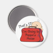 Das ist es Poppa Magnet (Vorderseite/Rückseite)