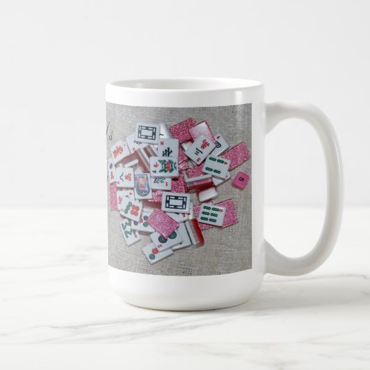 Das ist es! Rosa Glitterfliesen-Tasse Kaffeetasse (Rechts)