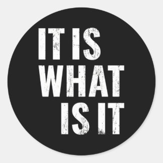 Das ist es, runder aufkleber