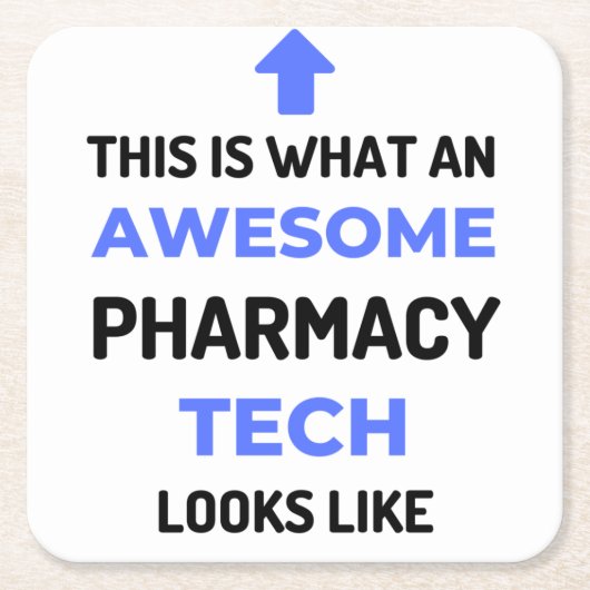 Das ist es, was eine Phantastische Pharmazie Tech Rechteckiger Pappuntersetzer (Vorderseite)