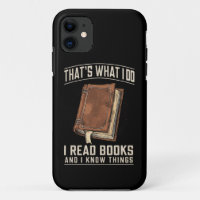 Das ist es, was ich Bücher lese und Dinge kenne