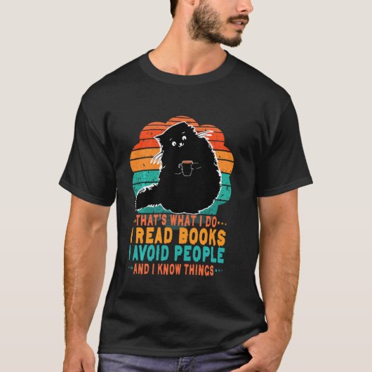 Das ist es, was ich lese Bücher, die ich meide Leu T-Shirt (Vorderseite)