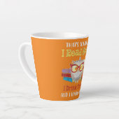 Das ist es, was ich lese Bücher, die ich trinke Ka Milchtasse (Linke Ecke)