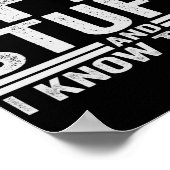 Das ist es, was ich mache, Dinge zu reparieren und Poster (Ecke)