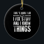 Das ist es, was ich mache, wenn ich einen "Funny M Keramik Ornament<br><div class="desc">1</div>