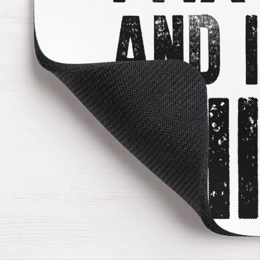 Das ist es, was ich mache, wenn ich einen "Funny M Mousepad (Ecke)