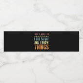 Das ist es, was ich mache, wenn ich einen "Funny M Wasserflaschenetikett (Einzelnes Label)