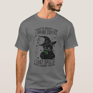 Das ist es, was ich trinke Kaffee ich Zauber verko T-Shirt
