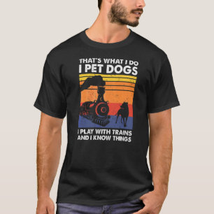 Das ist es, was ich tue, ich füttere Hunde, die ic T-Shirt