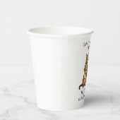 Das ist es, was ich tue, ich füttere Katzen, die i Pappbecher (Rechts)