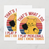 Das ist es, was ich tun Cat Lovers Paddleball Play (Vorne/Hinten)