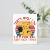Das ist es, was ich tun Cat Lovers Paddleball Play (Stehend Vorderseite)