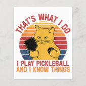 Das ist es, was ich tun Cat Lovers Paddleball Play (Rückseite)