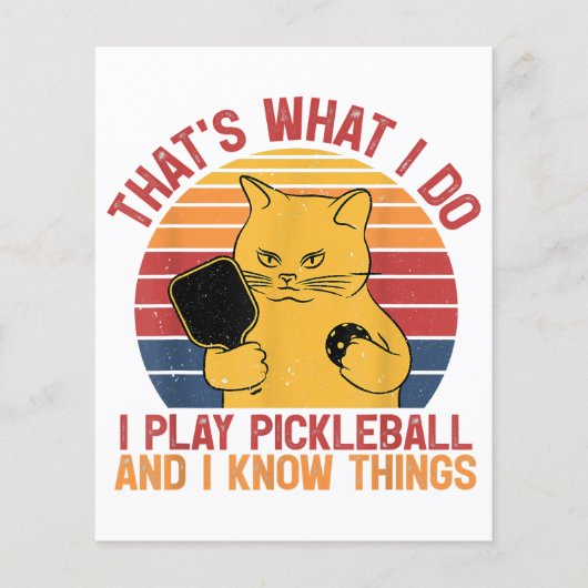 Das ist es, was ich tun Cat Lovers Paddleball Play (Vorderseite)