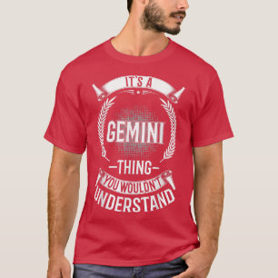 Das ist es, was man Gemini nicht verstehen würde T-Shirt