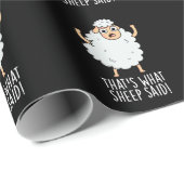 Das ist es, was Schafe gesagt Funny Animal Pun Dar Geschenkpapier (Rolleneckpunkt)