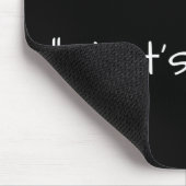 Das ist es, was sie komisch zitiert hat mousepad (Ecke)