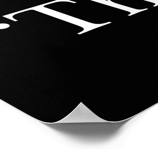 Das ist es, was sie sagte Funny Poster blass (Ecke)