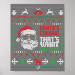 Das ist es, was sie zu Weihnachten sagte Poster