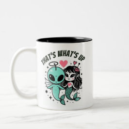Das ist es, was unter Wasser Liebe ist Zweifarbige Tasse