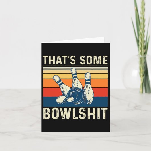 Das ist etwas Bowl - Bowling Bowler Karte (Vorderseite)