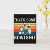 Das ist etwas Bowl - Bowling Bowler Karte (Gelbe Blume)