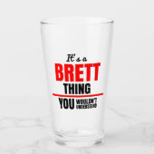 Das ist etwas Brettes, das man nicht verstehen wür Glas (Vorderseite)