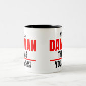 Das ist etwas Damian, das man nicht verstehen würd Zweifarbige Tasse (Mittel)