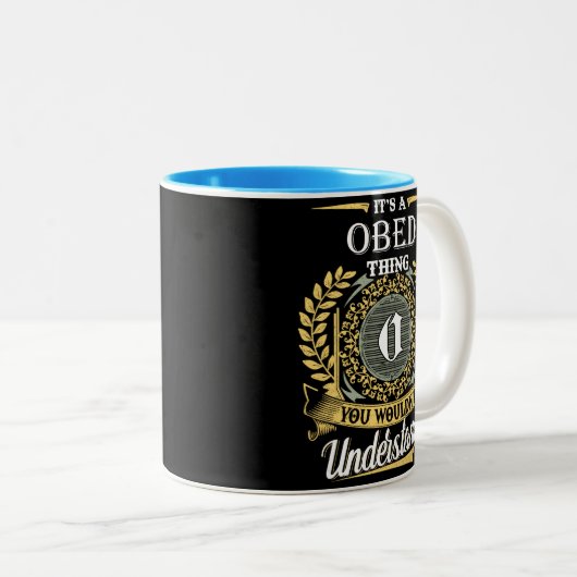 Das ist etwas, das man nicht verstehen konnte zweifarbige tasse (VorderseiteRechts)