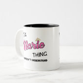 Das ist etwas, was man nicht verstehen würde zweifarbige tasse (Vorderseite Links)