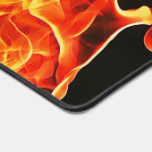 Das ist Feuerlöschmatte, flammender Hot-Look Schre Schreibtischunterlage (Ecke)