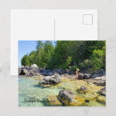 Das ist Flower pot Island, Kanada Postkarte (Vorne/Hinten)