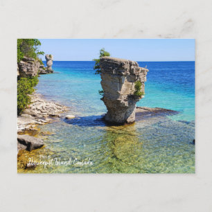 Das ist Flower pot Island, Kanada Postkarte