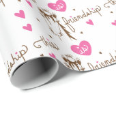 Das ist Freundschaft Geschenkpapier (Rolleneckpunkt)