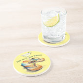 "Das ist für Jimmy" Margarita & Sandals Design Getränkeuntersetzer (Seite)