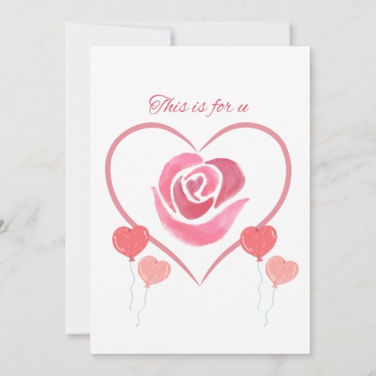 Das ist für uns, Eine schöne Einladungskarte. Einladung (Rückseite)