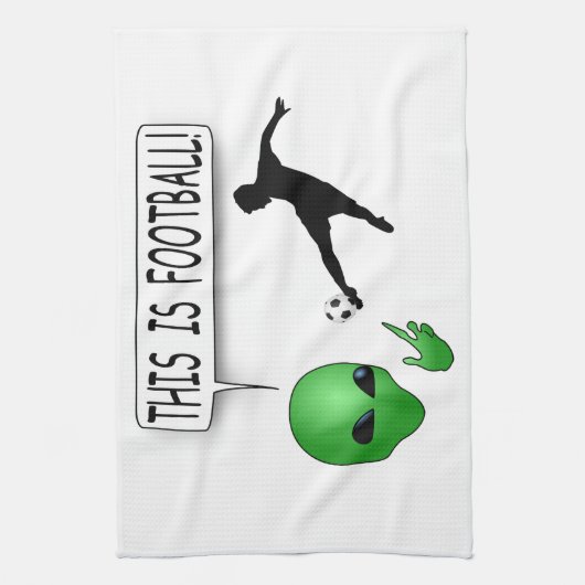 Das ist Fußball Geschirrtuch (Vertikal)