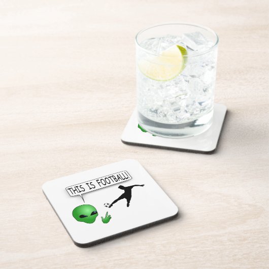 Das ist Fußball Getränkeuntersetzer (Rechte Seite)