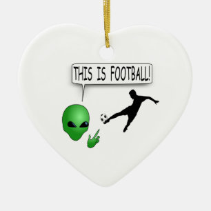 Das ist Fußball Keramik Ornament