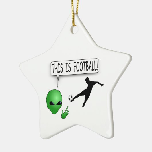 Das ist Fußball Keramikornament (Links)