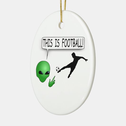 Das ist Fußball Keramikornament (Links)