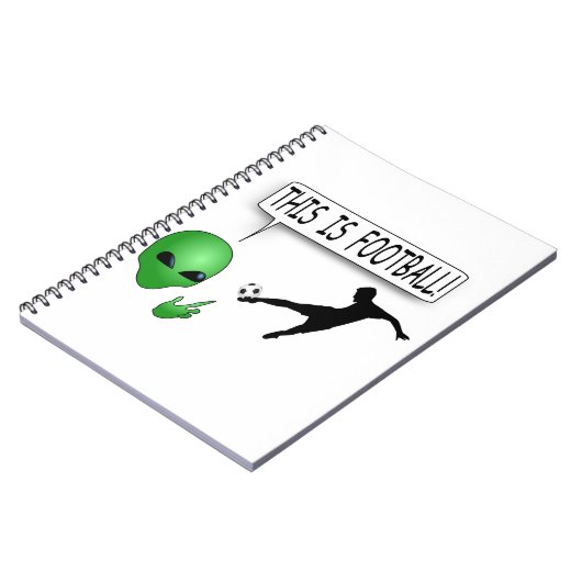 Das ist Fußball Notizblock (Linke Seite)