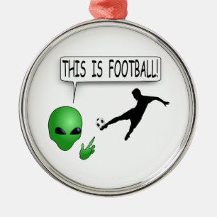 Das ist Fußball Ornament Aus Metall