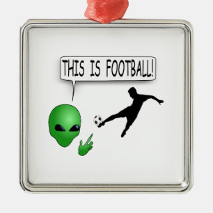 Das ist Fußball Ornament Aus Metall