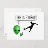 Das ist Fußball Postkarte (Vorne/Hinten)