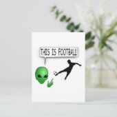 Das ist Fußball Postkarte (Stehend Vorderseite)