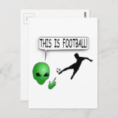 Das ist Fußball Postkarte (Vorne/Hinten)