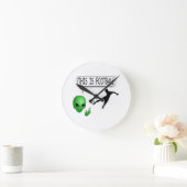 Das ist Fußball Runde Wanduhr (Zuhause)