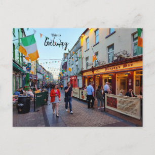 Das ist Galway-Irland Postkarte