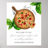 Das ist ganz Italien Pizza Willkommenszeichen Poster (Vorne)